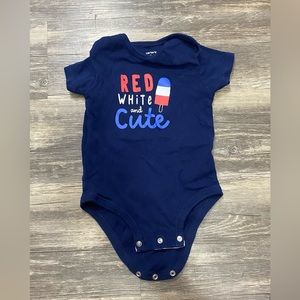 Carter’s 4th of July onesie